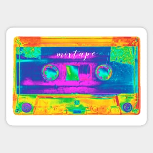 Music Mixtape Neon Magnet